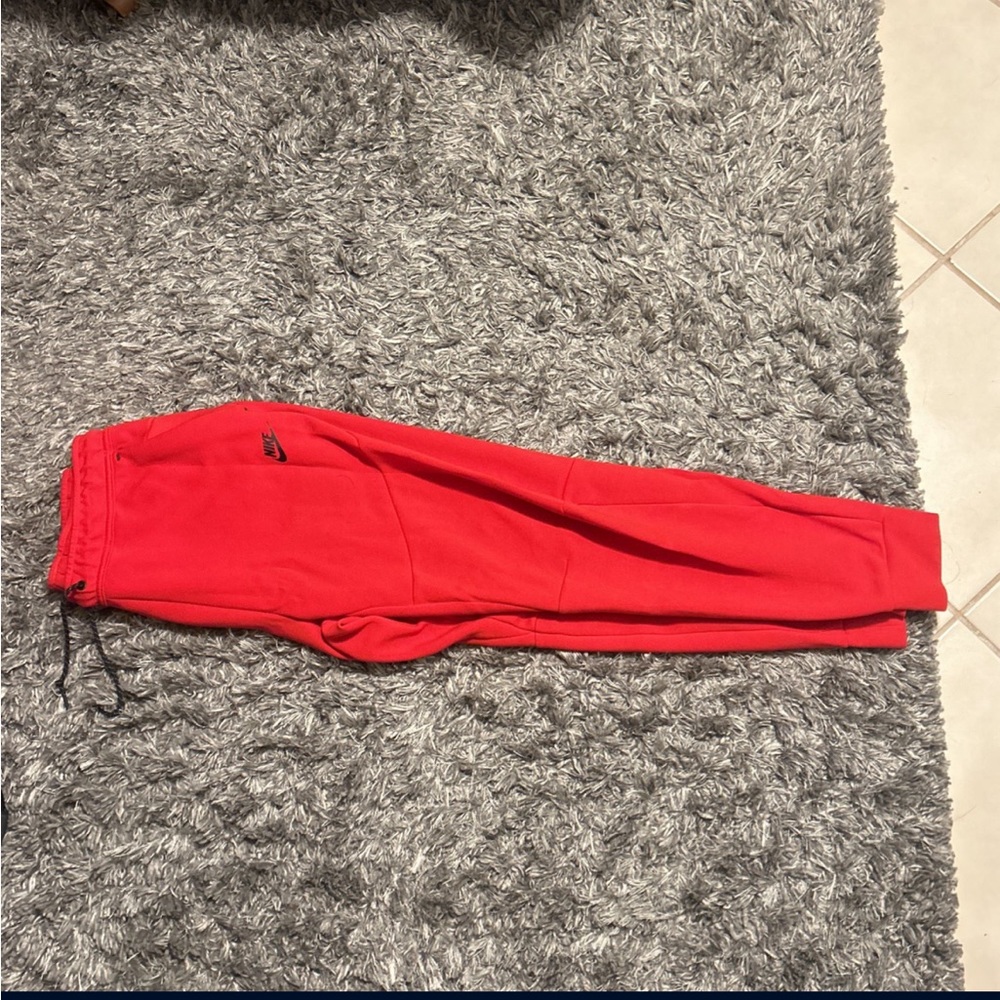 Nike tech pants (red) size men’s L